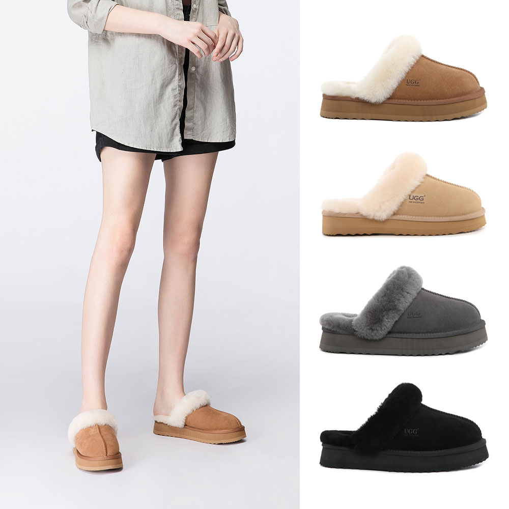 [무료배송] 호주정품 디케이 케니아 어그 플랫폼 슬리퍼 DK UGG DK083