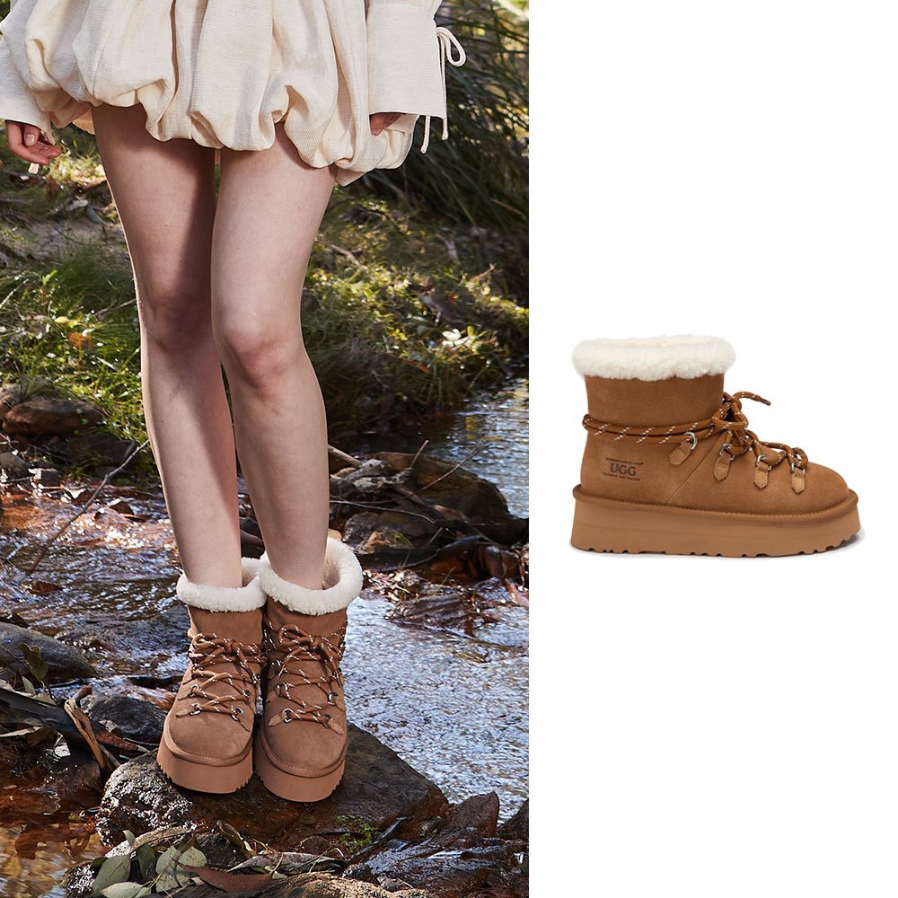 [무료배송] 호주정품 오즈웨어 앨리스 스프링스 플랫폼 부츠 (굽5cm) OZWEAR UGG OB924P
