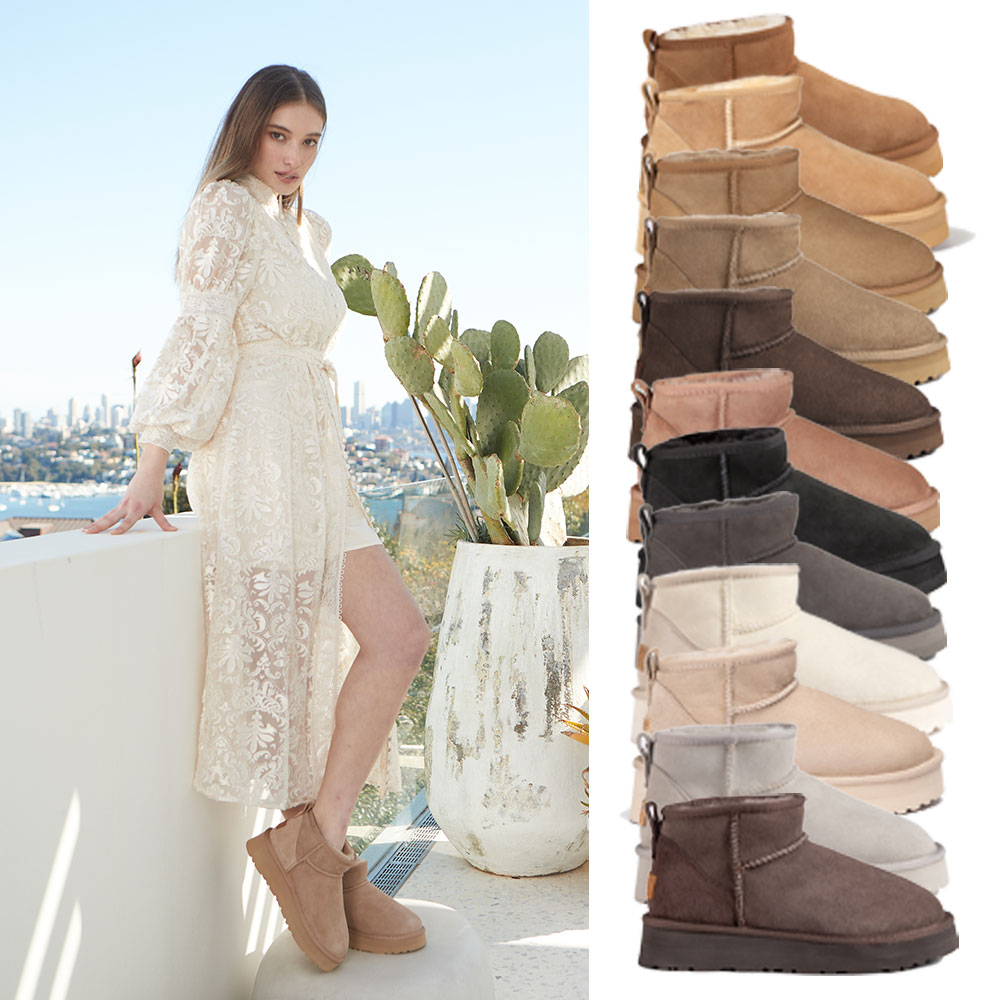 [무료배송] 호주정품 오즈웨어 클래식 플랫폼 울트라 미니 어그 부츠 (굽4cm) OZWEAR UGG OB658P