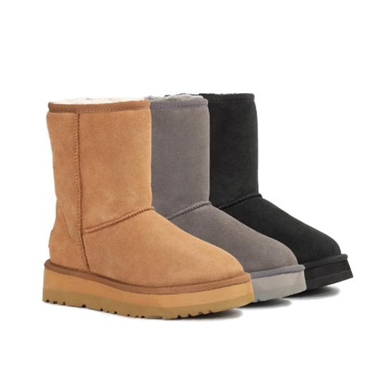 [무료배송] 호주정품 오즈웨어 클래식 플랫폼 숏 부츠 (굽4cm) OZWEAR UGG OB361P