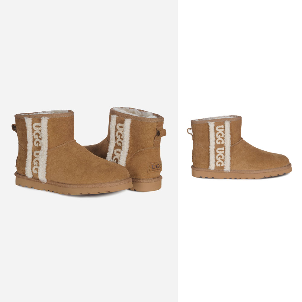 [무료배송] 호주정품 오즈라나 클래식 사이드 로고 미니 부츠 (굽 2cm) OZLANA UGG OZ0017
